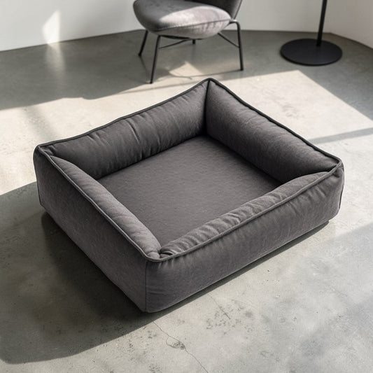 Lyift Dog Bed - High-Density Orthopedic Memory Foam - Professional Grade Joint Support for Large Breeds - Removable Washable Cover - Charcoal Grey
