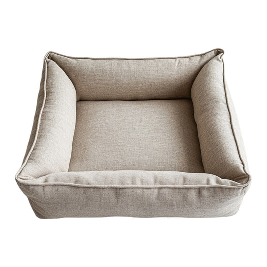 Lyift Dog Bed - 100% Natural Sustainable Linen Cover - Professional Grade Fiber Integrity - Eco-Friendly Large Breed Bed - Heritage Series