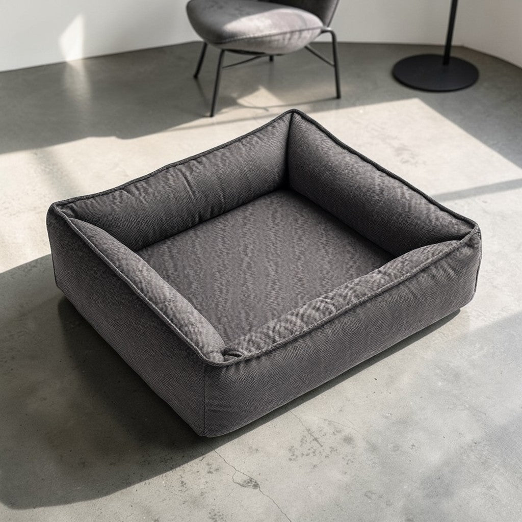 Lyift Dog Bed - High-Density Orthopedic Memory Foam - Professional Grade Joint Support for Large Breeds - Removable Washable Cover - Charcoal Grey