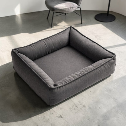 Lyift Dog Bed - High-Density Orthopedic Memory Foam - Professional Grade Joint Support for Large Breeds - Removable Washable Cover - Charcoal Grey